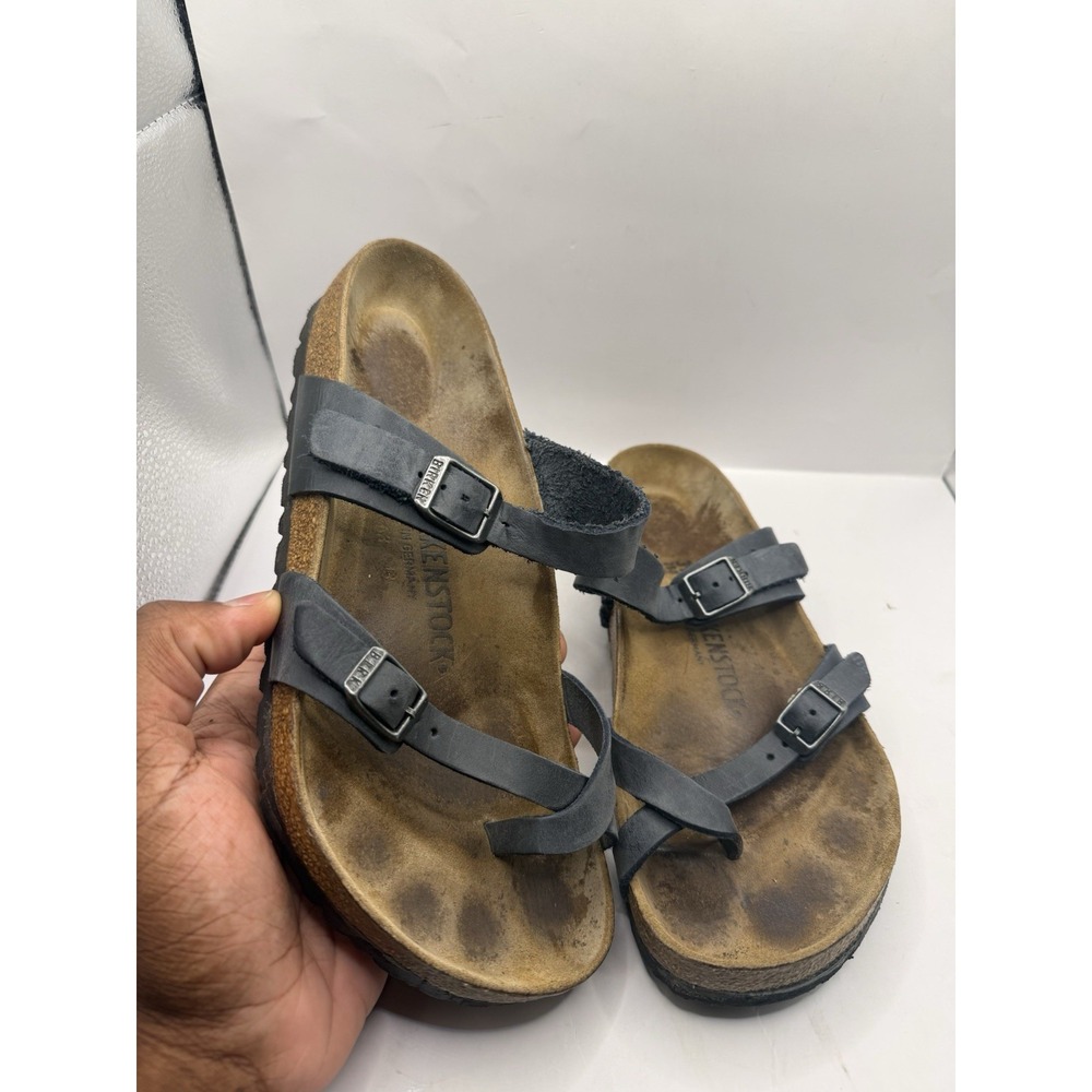 Birkenstock Mayari Black Birko-Flor Women's Sandals Size 9US 39EU